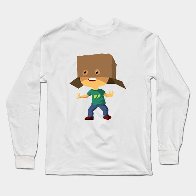 bu! Long Sleeve T-Shirt by darkjavier23